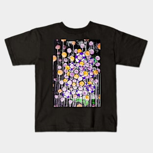 Oil painting colorful bubbles style Kids T-Shirt